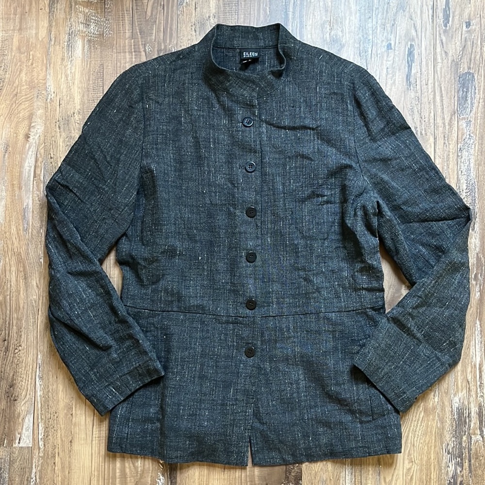 Eileen Fisher Lightweight Button Down Jacket/Top